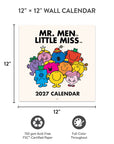 2027 Mr. Men Little Miss 12" x 12" Wall Calendar