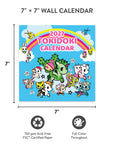 2027 tokidoki™ 7" x 7" Wall Calendar