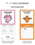 2027 Mr. Men Little Miss 7" x 7" Wall Calendar
