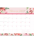 2027 Bella Flora Decorative Desk Blotter