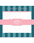 2027 Cabana Stripes Magnetic Monthly Pad