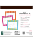 2027 Cabana Stripes Magnetic Monthly Pad