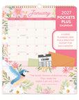 2027 Birds & Blooms Pockets Plus™ Wall Calendar