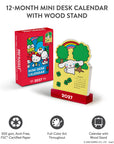 2027 Hello Kitty® and Friends Retro Mini Desk Calendar with Wood Stand