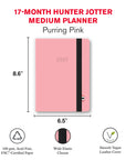 2027 Purring Pink Hunter Jotter Medium Planner