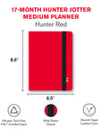 2027 Hunter Red Hunter Jotter Medium Planner