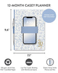 2027 Pressed in Blue Casey Planner