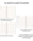 2027 Pressed in Blue Casey Planner