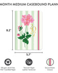2027 Cabana Blooms Medium Casebound Planner