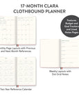 2027 Age of Romance Clara Clothbound Planner