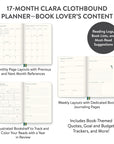 2027 Library Cat-alog Clara Clothbound Planner