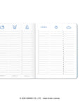 2027 Hello Kitty and Friends Retro Just Right Monthly Planner with Enamel Charm Bookmark
