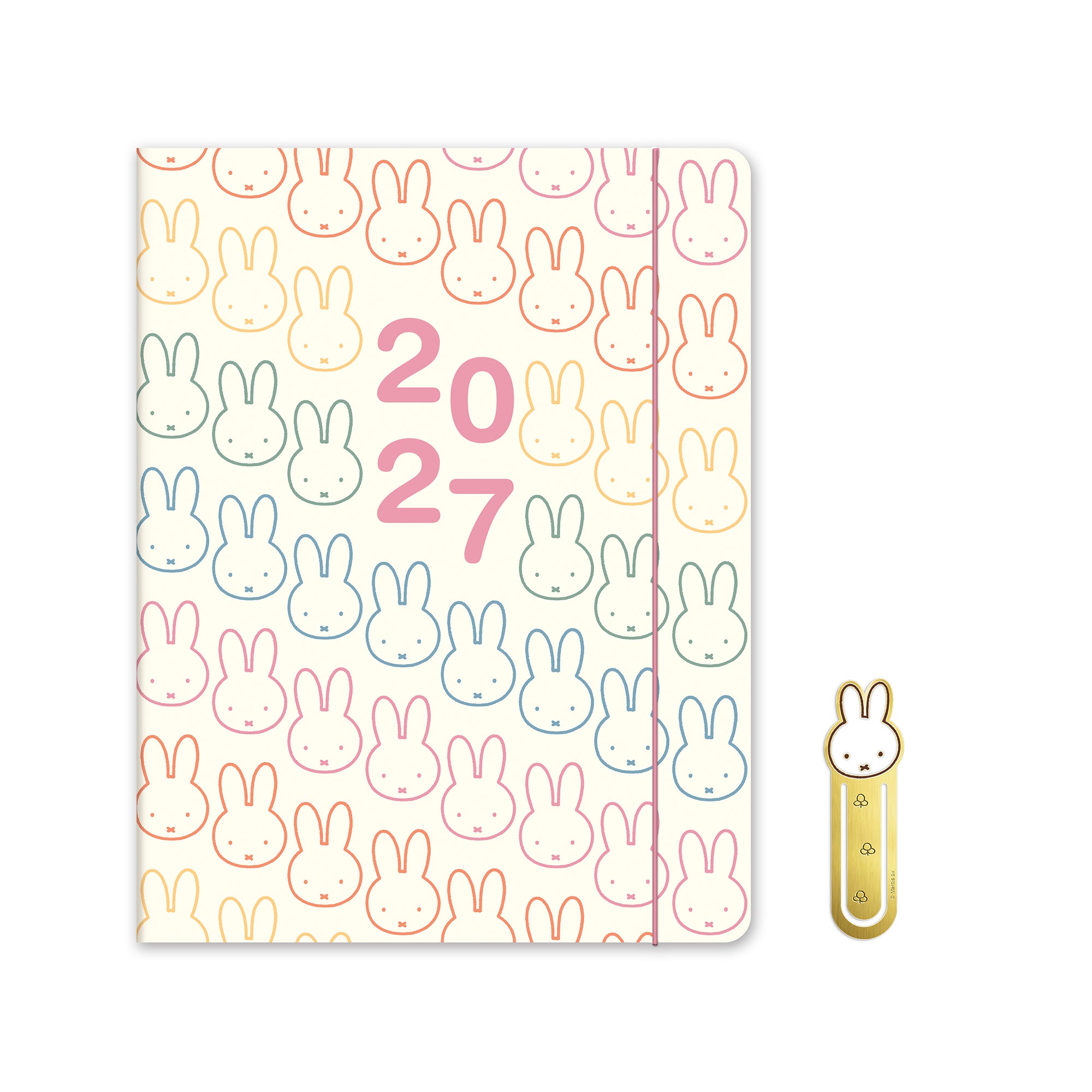 2027 Miffy A Year in Color Just Right Monthly Planner with Enamel
