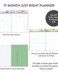 2027 Bella Flora Just Right Monthly Planner