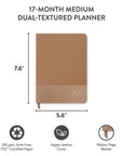 2027 Dots on Chai Medium Dual-Textured Planner