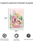 2027 Bella Flora Monthly Pocket Planner