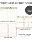2027 Birds & Blooms Monthly Pocket Planner