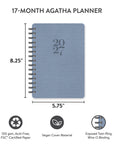 2027 Leisure Blue Agatha Planner