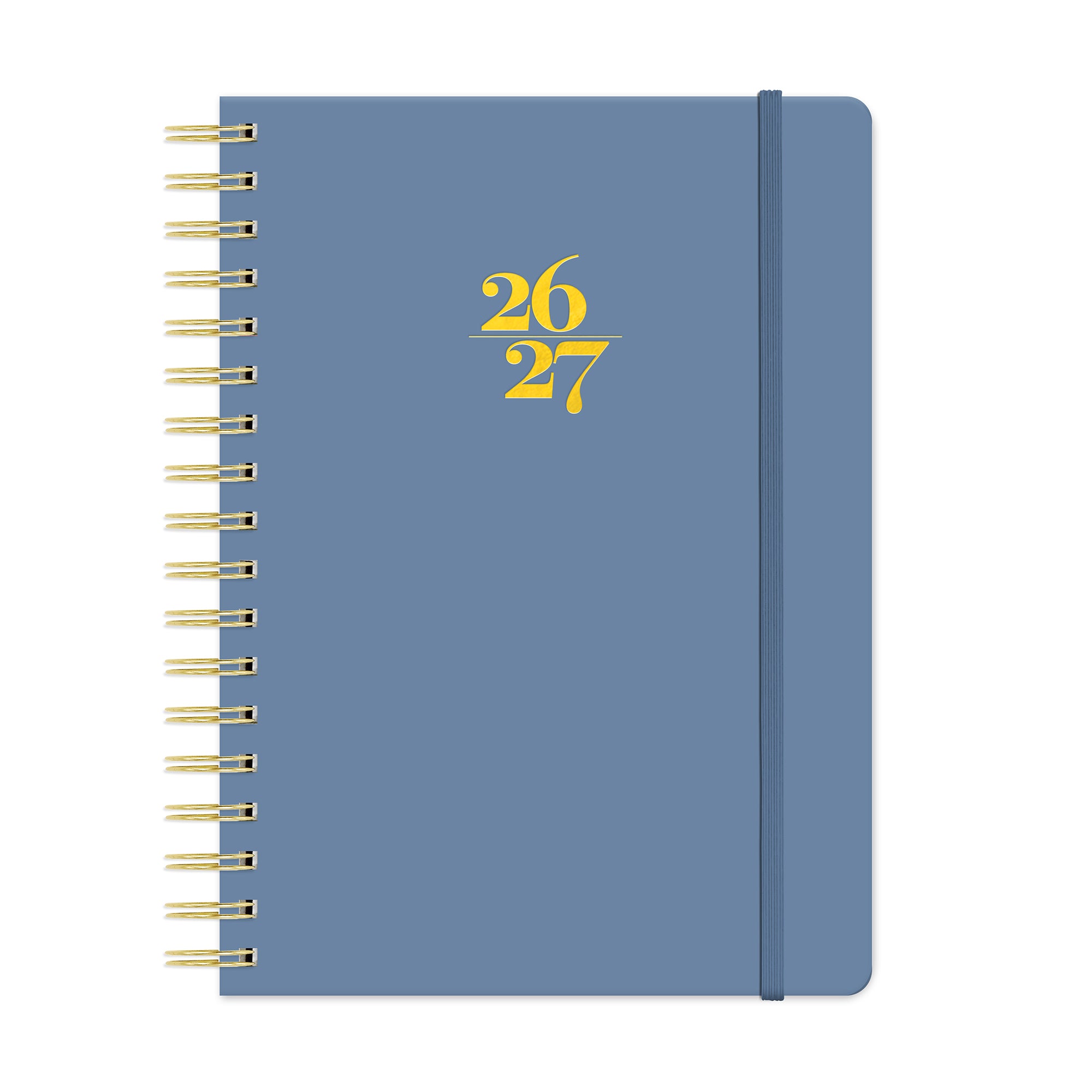 2027 Blue Gray Tri-Tab Planner – Orange Circle Studio