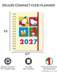 2027 Hello Kitty® and Friends Retro Deluxe Compact Flexi Planner