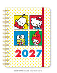 2027 Hello Kitty® and Friends Retro Deluxe Compact Flexi Planner