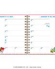2027 Hello Kitty® and Friends Retro Deluxe Compact Flexi Planner