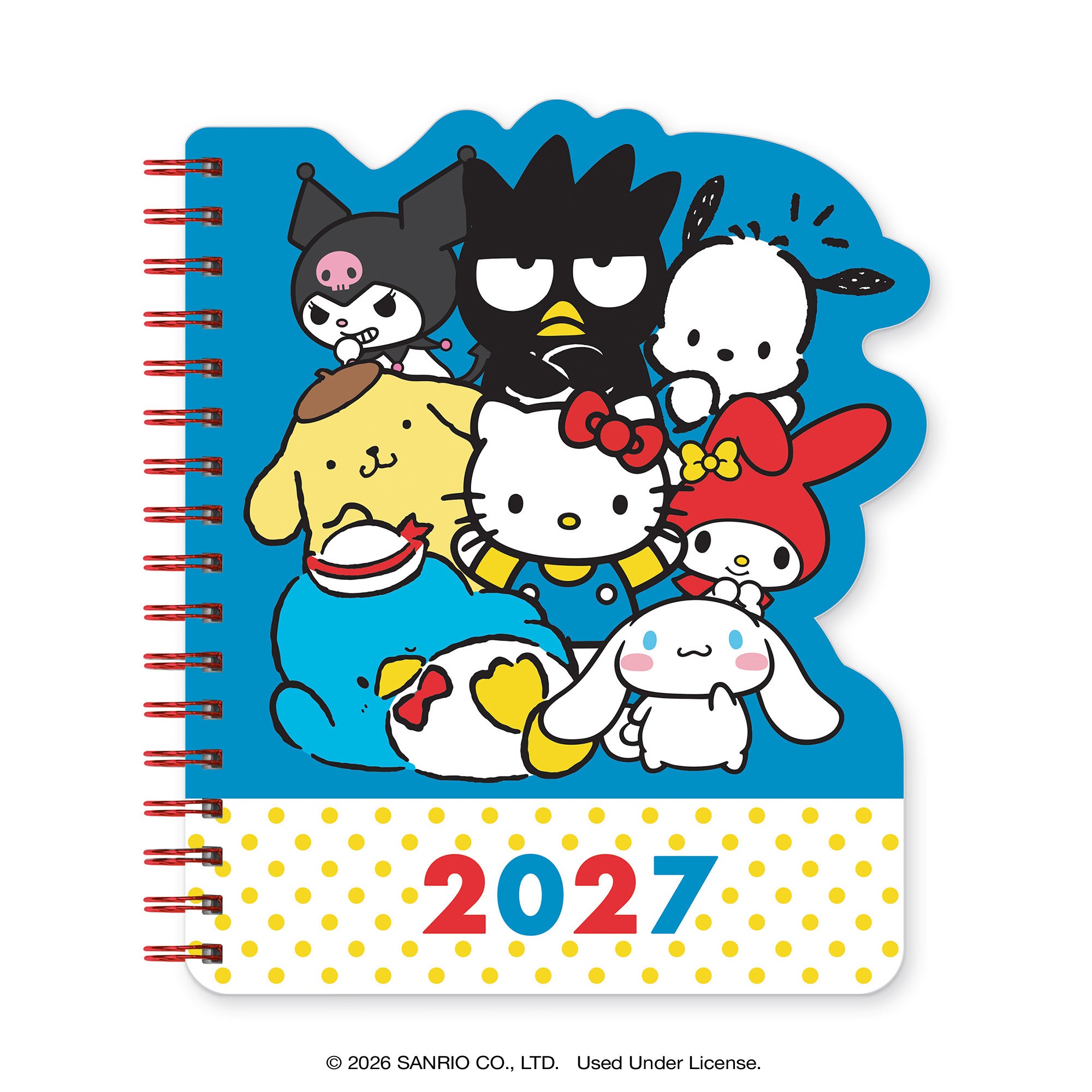 2027 Hello Kitty® and Friends Retro Die-Cut Weekly Planner