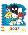 2027 Hello Kitty® and Friends Retro Die-Cut Weekly Planner