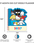 2027 Hello Kitty® and Friends Retro Die-Cut Weekly Planner