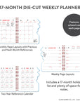 2027 Hello Kitty® and Friends Retro Die-Cut Weekly Planner