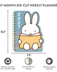 2027 Miffy A Year in Color Die-Cut Weekly Planner