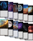 2027 Space 12" x 12" Wall Calendar