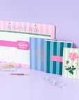 2027 Cabana Blooms Medium Casebound Planner