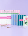 2027 Cabana Stripes Decorative Desk Blotter