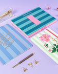 2027 Cabana Blooms Medium Casebound Planner