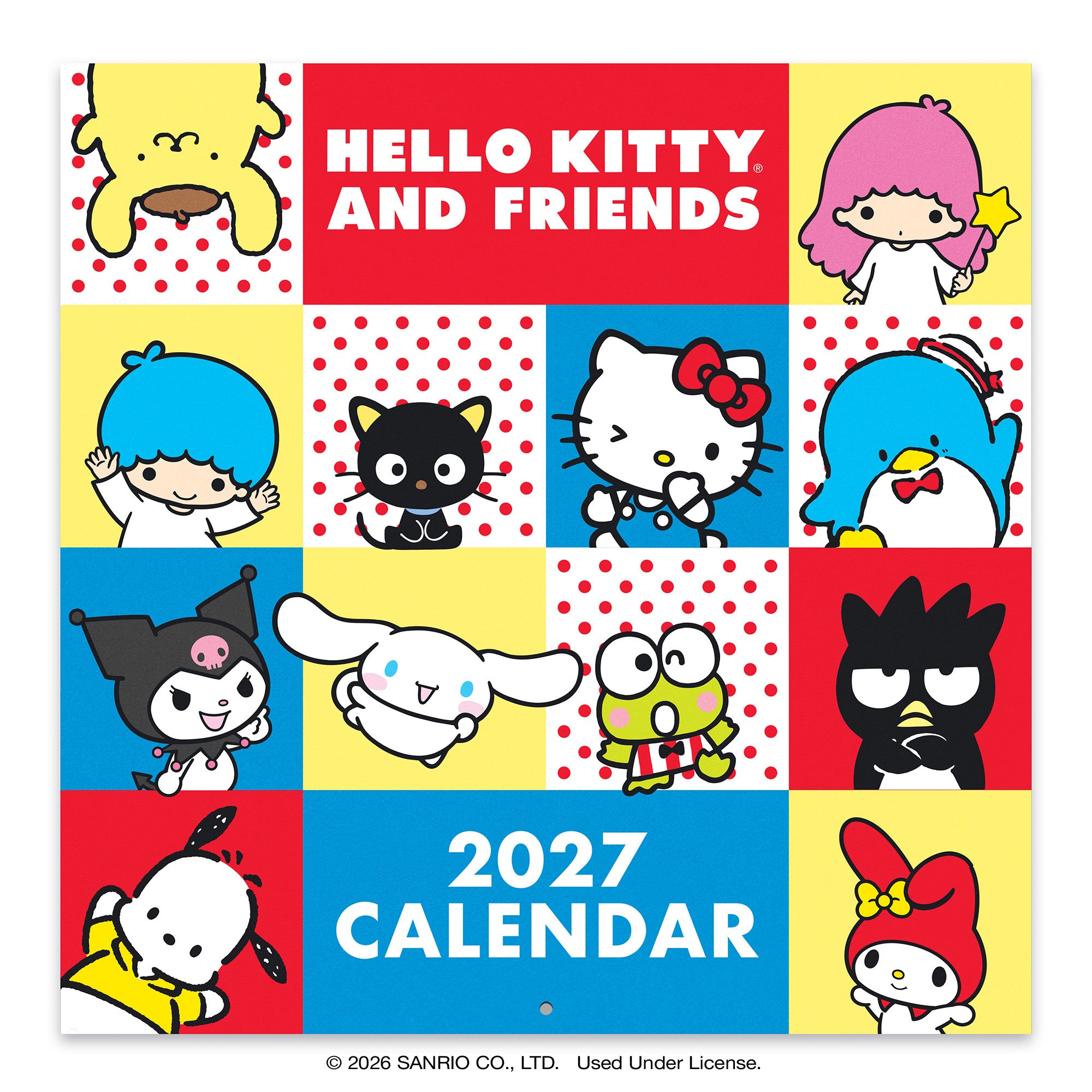2027 Hello Kitty® and Friends Retro 12" x 12" Wall Calendar
