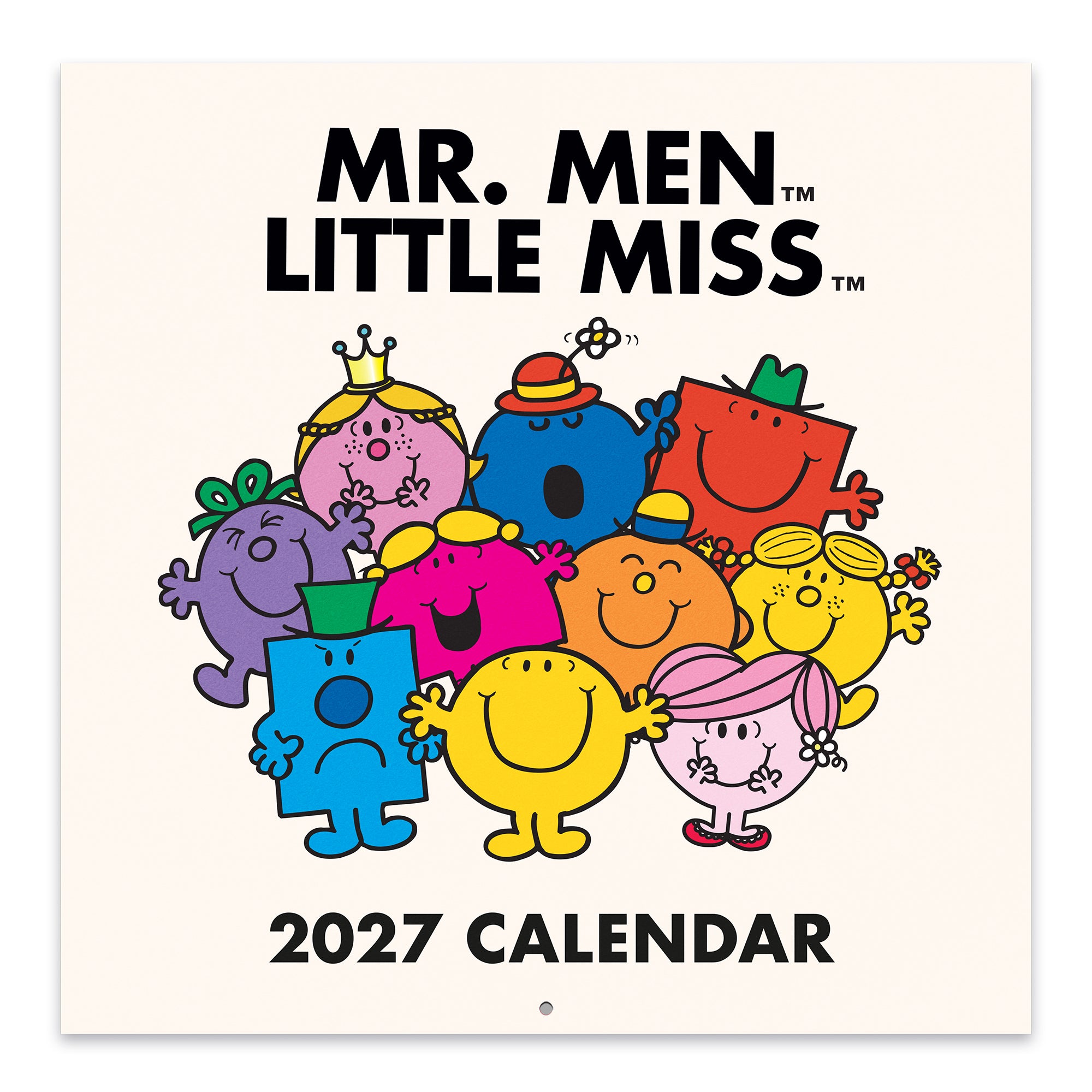 2027 Mr. Men Little Miss 12" x 12" Wall Calendar