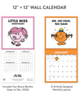 2027 Mr. Men Little Miss 12" x 12" Wall Calendar