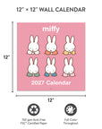 2027 Miffy A Year in Color 12" x 12" Wall Calendar