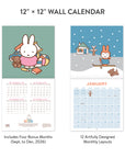 2027 Miffy A Year in Color 12" x 12" Wall Calendar