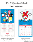 2027 Hello Kitty® and Friends Retro 7" x 7" Wall Calendar