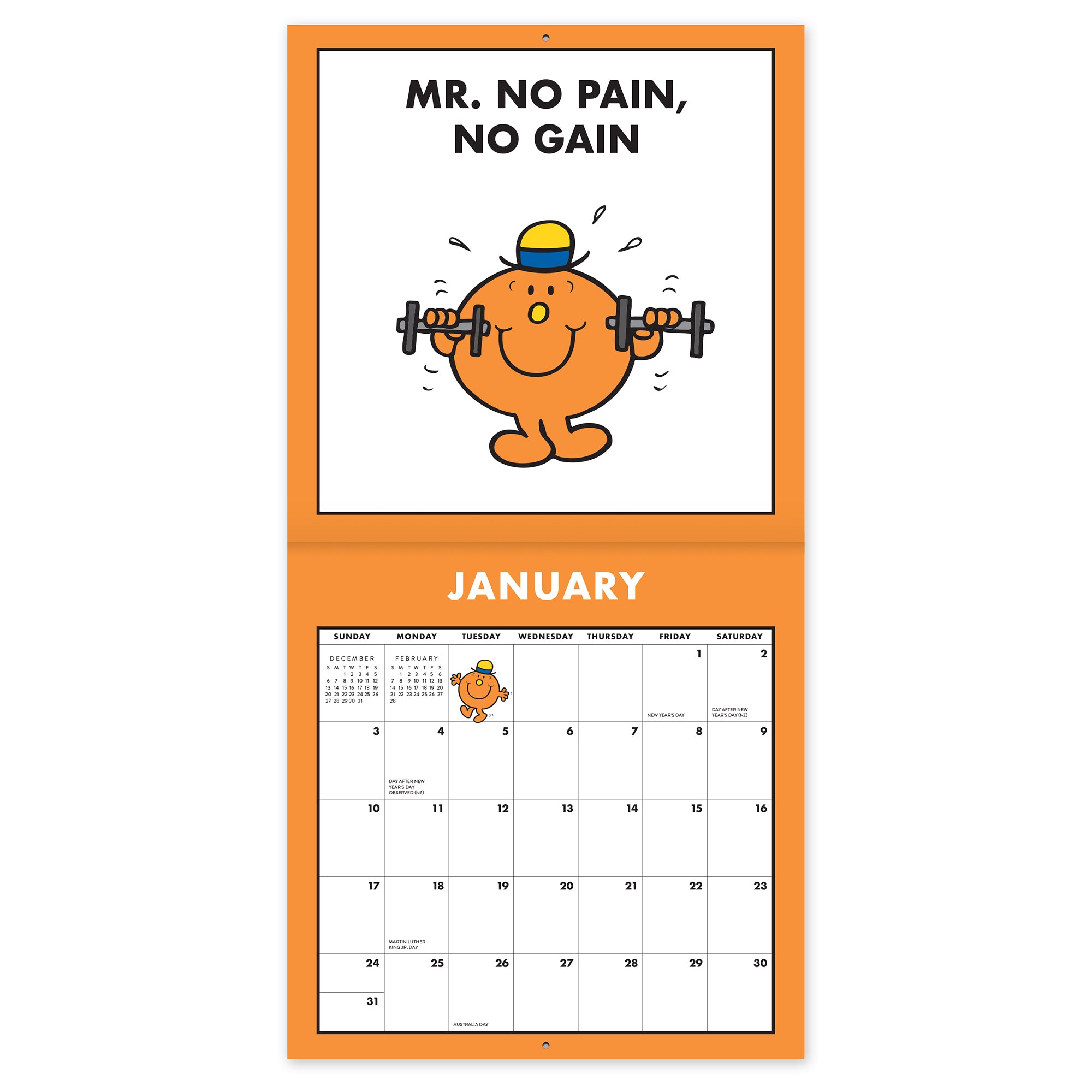 2027 Mr. Men Little Miss 7" x 7" Wall Calendar