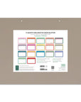 2027 Cabana Stripes Decorative Desk Blotter
