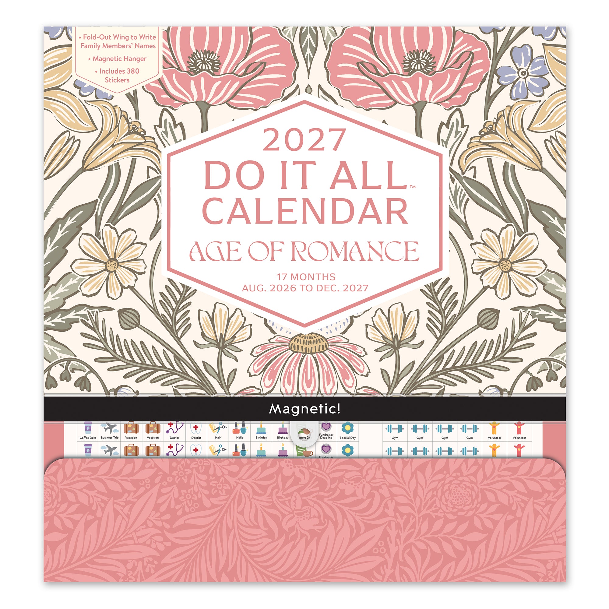 2027 Age of Romance Do It All™ Wall Calendar