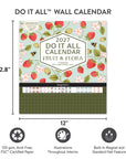 2027 Fruit & Flora Do It All™ Wall Calendar