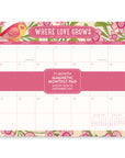 2027 Where Love Grows Magnetic Monthly Pad