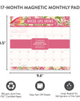 2027 Where Love Grows Magnetic Monthly Pad