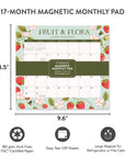 2027 Fruit & Flora Magnetic Monthly Pad