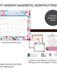 2027 Bella Flora Magnetic Monthly Pad