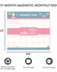2027 Miffy A Year in Color Magnetic Monthly Pad